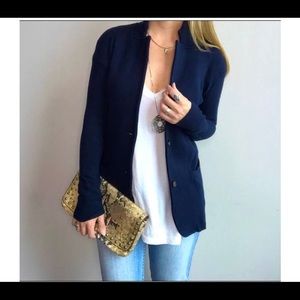 J.Crew Factory Sweater Blazer/Jacket- Navy